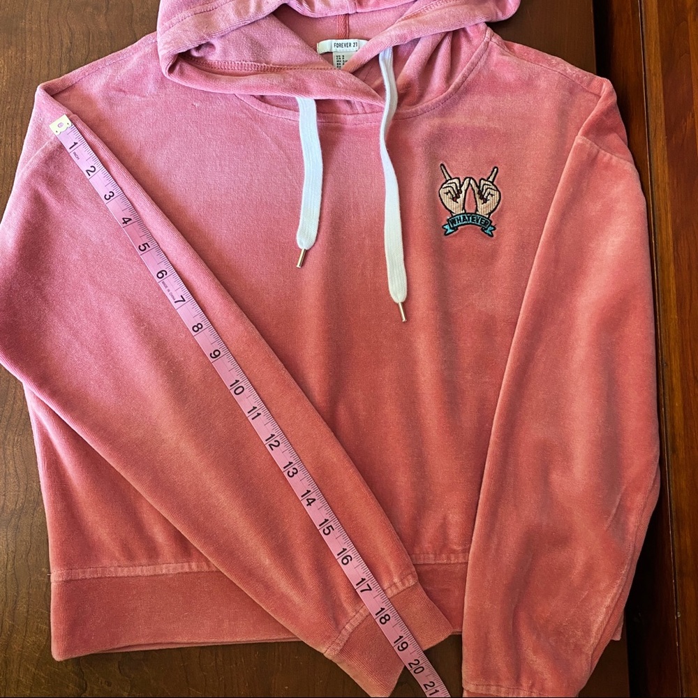 Forever 21 Solid Pullover Hoodie in Rose Pink - Picture 11 of 14
